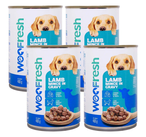 WooFresh Lamb Mince in Gravy 4 x 400 g