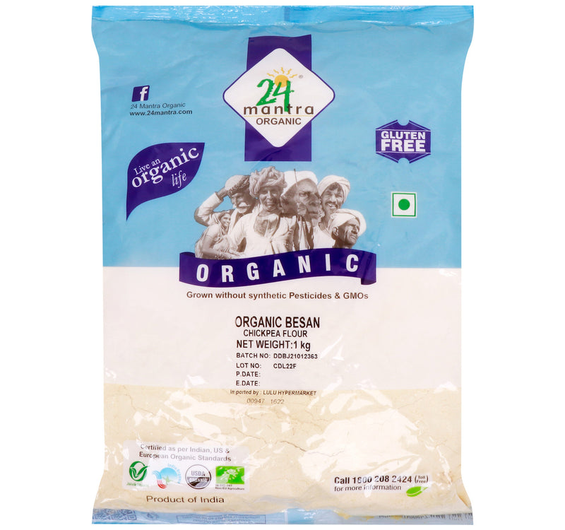 24 Mantra Organic Besan Flour 1 kg Lulu Hypermarket