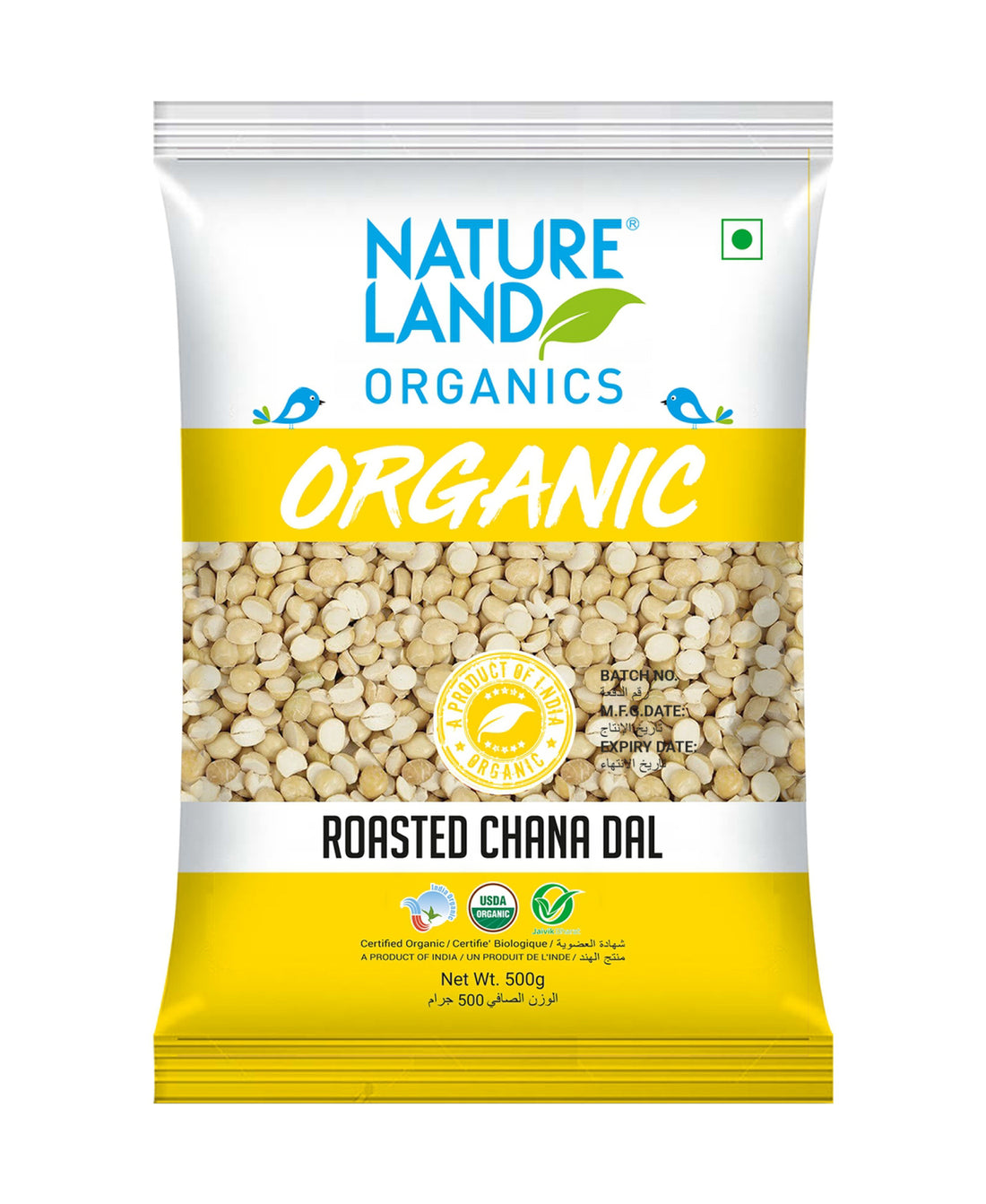 دال تشانا محمص عضوي من ناتشرلاند، 500 غرام