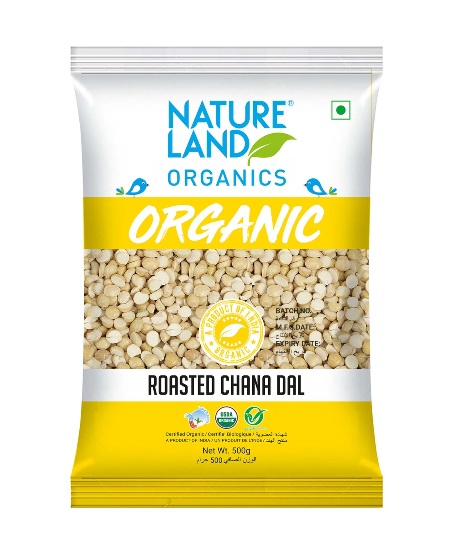 دال تشانا محمص عضوي من ناتشرلاند، 500 غرام