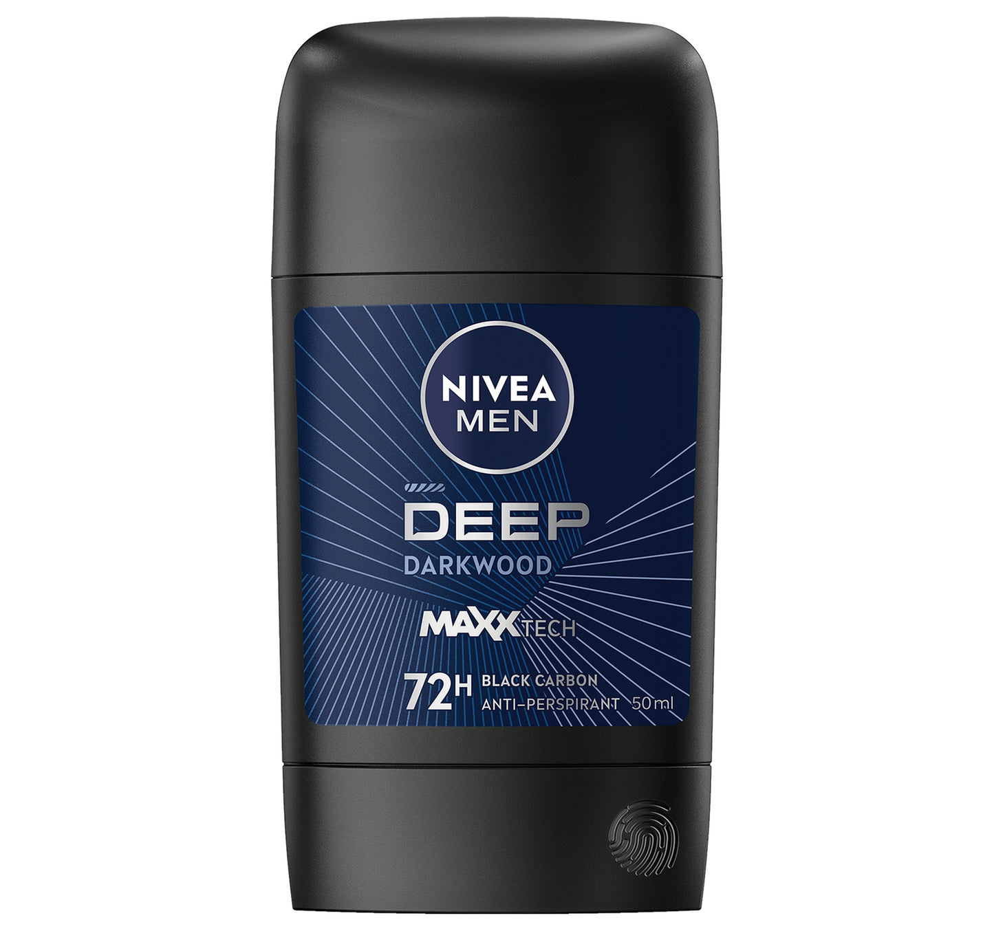 مزيل عرق نيفيا مين ديب ماكس تك داركوود مع الكربون الأسود 72 ساعة حماية من الروائح والعرق 50 مل