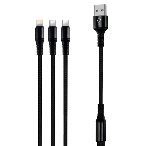 Iends 3 in 1 Android/ iOS/ Type-C Cable Charge & Sync Cable CA399