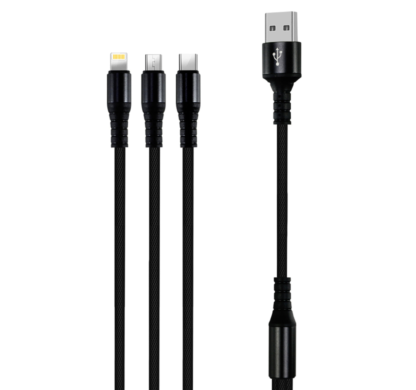 Iends 3 in 1 Android/ iOS/ Type-C Cable Charge & Sync Cable CA399