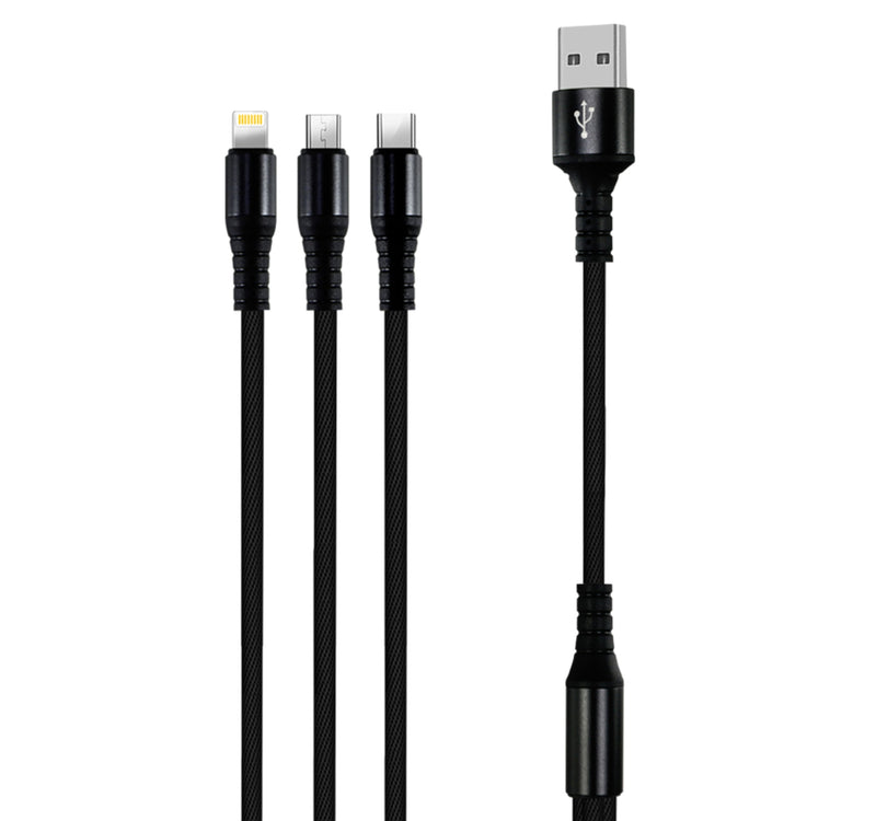 Iends 3 in 1 Android/ iOS/ Type-C Cable Charge & Sync Cable CA399 Sultan Center