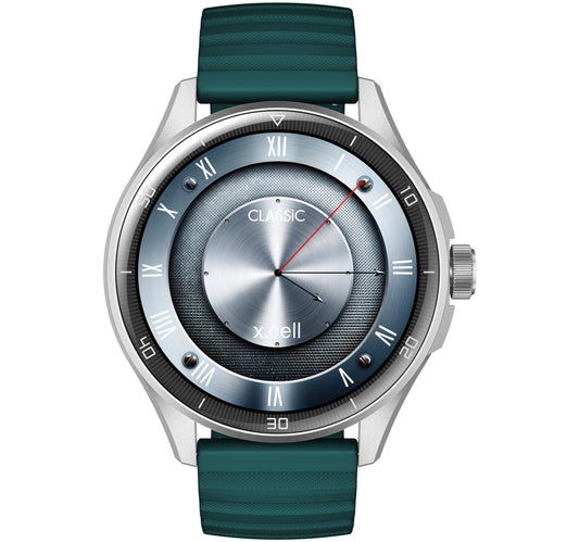 X.cell Classic 6 Smartwatch, 1.43 inches AMOLED Display, Green