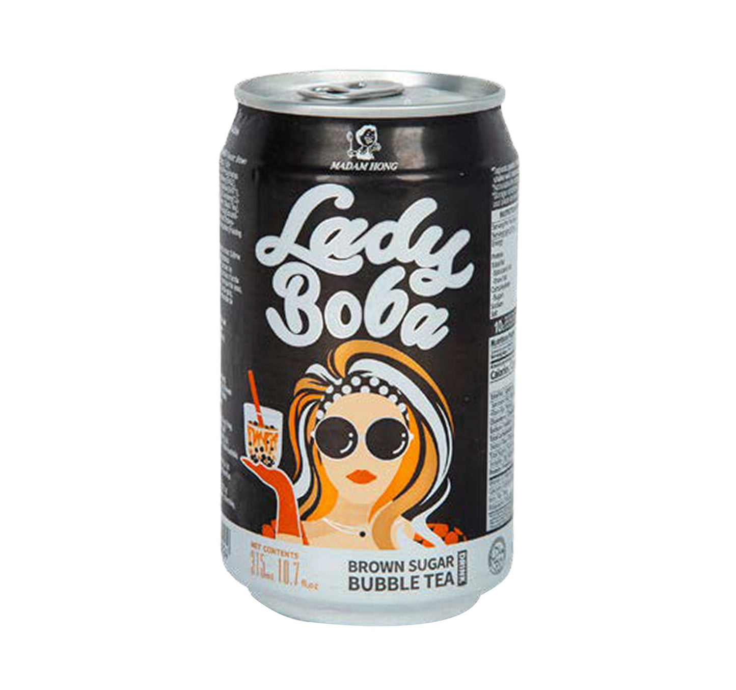 Madam Hong Lady Boba Brown Sugar Bubble Tea 315 ml