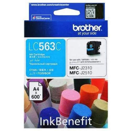 خرطوشة حبر Brother LC-563C سماوي