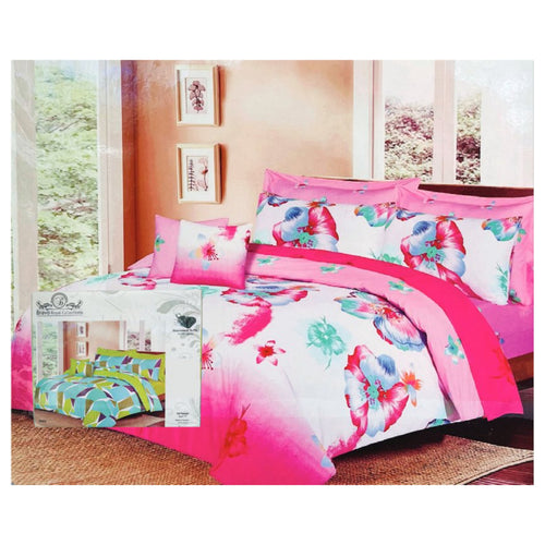 Bravo Bed Sheet Full +2 Pillowcase Assorted