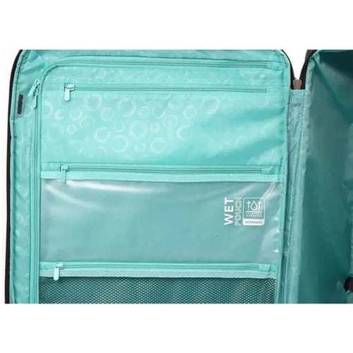 American Tourister Majores Soft Trolley with TSA Combination Lock, 59 cm, Blue