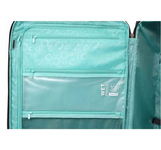 American Tourister Majores Soft Trolley with TSA Combination Lock, 59 cm, Blue