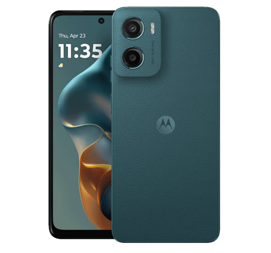 Motorola G05 4G Smartphone, 4 GB RAM, 256 GB Storage, Forest Green