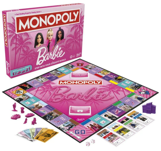 Hasbro Monopoly Barbie Edition Board Game, G0038