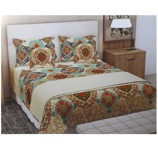 Laura Home Bed Sheet Queen 3pcs Set 240x260cm Assorted Colors