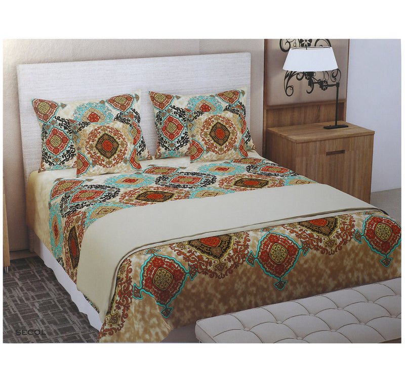 Laura Home Bed Sheet Queen 3pcs Set 240x260cm Assorted Colors