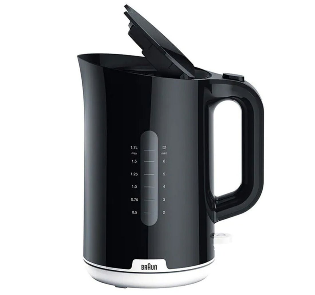 Braun Electric Kettle, 1.7L, 2200W, Black, WK1100BK