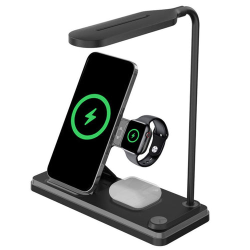 Trands 4 in 1 Wireless Charger with LED Lamp TR-WC564 Lulu Hypermarket