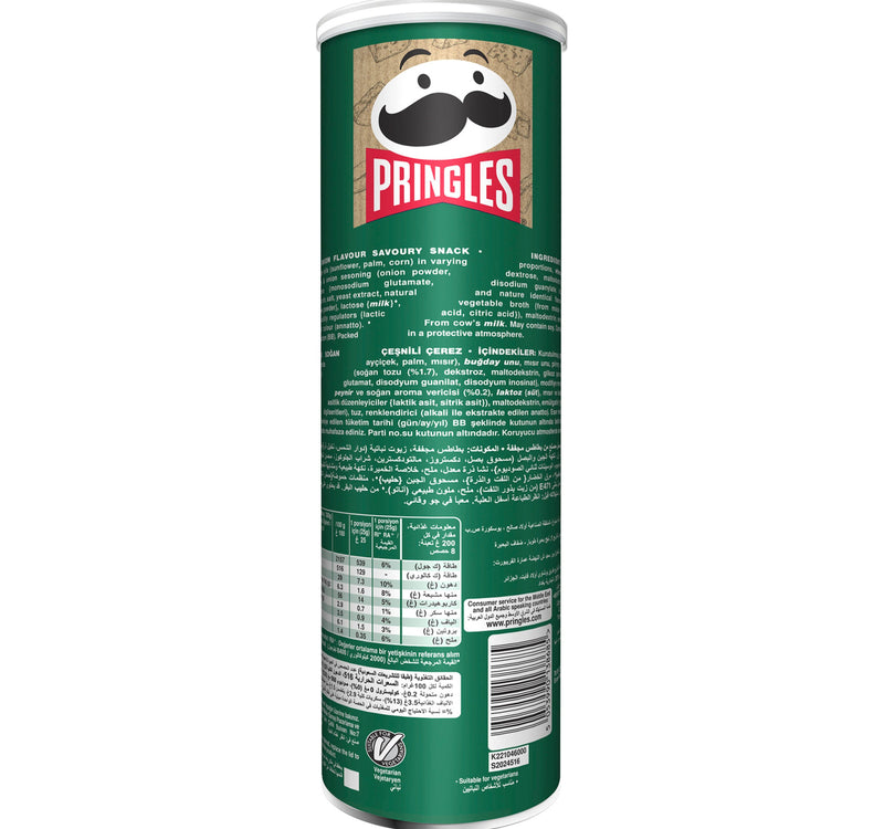 Pringles Deli Selection Cheese & Onion Flavour Chips 200 g