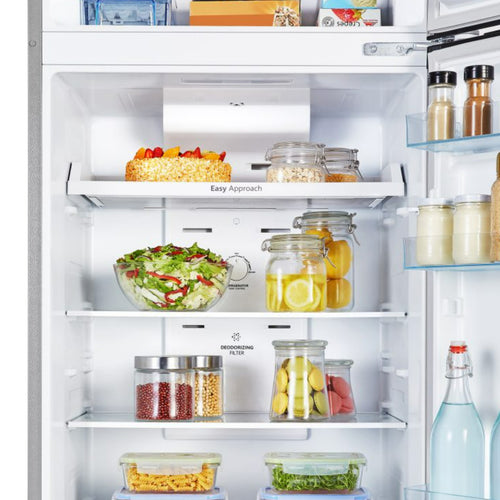 Hisense Double Door Refrigerator, 375L, Stainless Steel Finish, RT488N4ASU1
