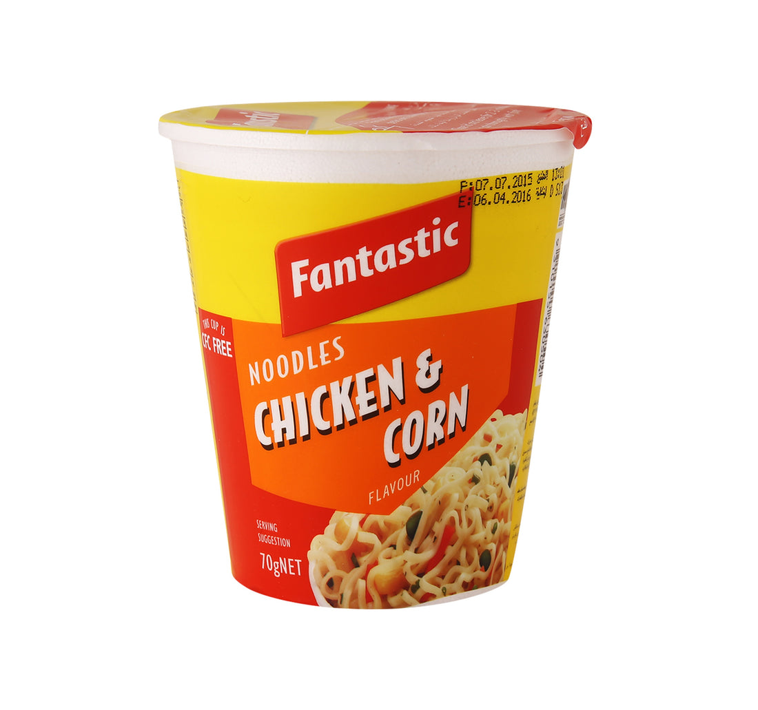 نودلز رائعة بنكهة الدجاج والذرة 70 جم
