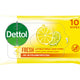 Dettol Fresh Antibacterial Skin Wipes 10pcs