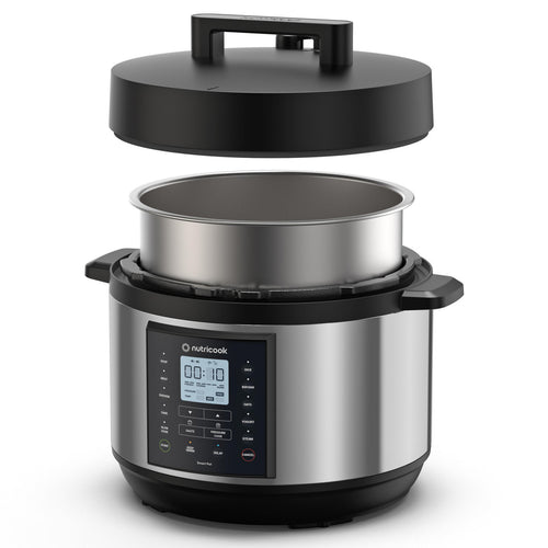 Nutricook Smart Pot 2 Plus, 9 in 1 Electric Pressure Cooker, 9.5 L, 1500 W, Stainless Steel/Black, NC-SP210L