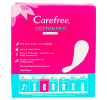 Carefree Cotton Feel Fresh Scent Pantyliners 56 pcs