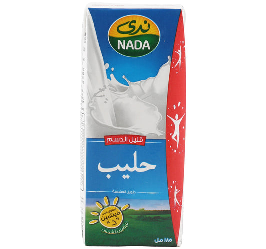 Nada UHT Milk Low Fat Vitamin D 6 x 185 ml