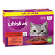Whiskas Meaty Selection In Gravy Cat Food For 1+ Years Value Pack 12 x 80 g
