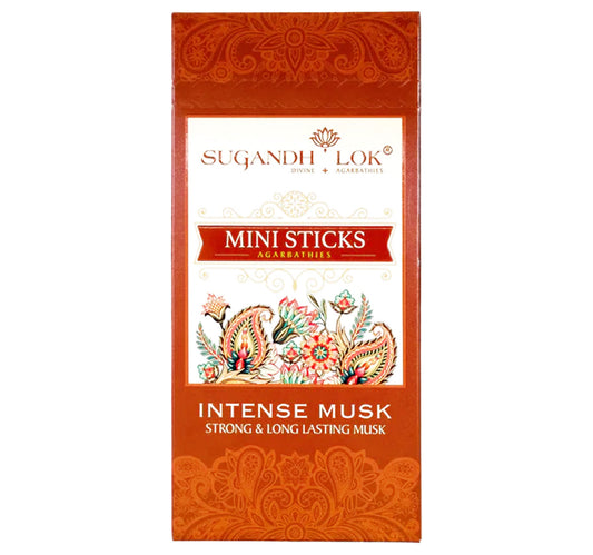 Sugandh Lok Intense Musk Mini Sticks Agarbathies 50 g