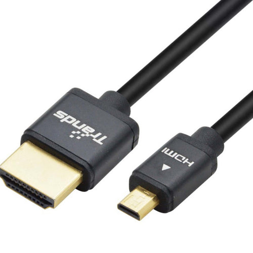 Trands High Speed Micro HDMI (Type D) to HDMI (Type A) 2 Meters CA878