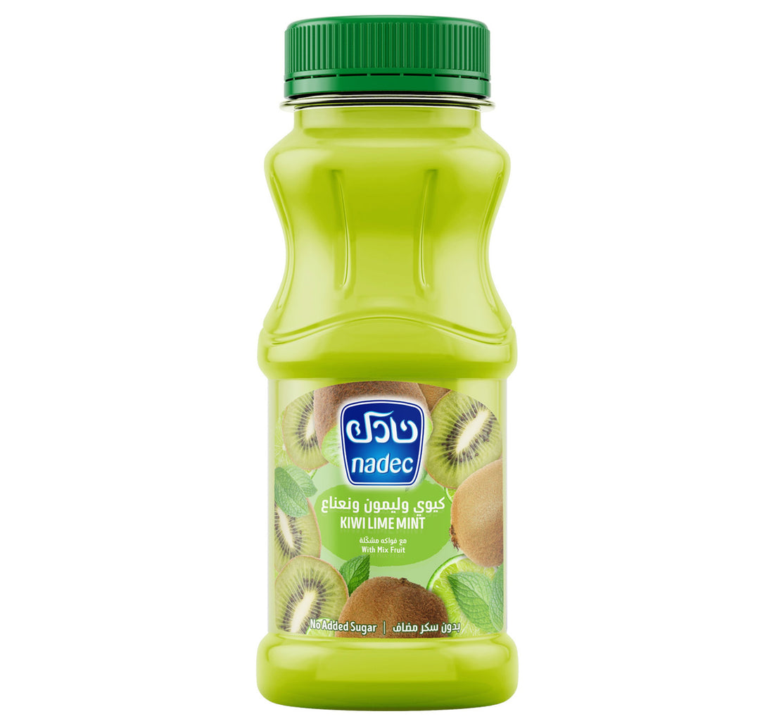Nadec No Added Sugar Kiwi Lime Mint Juice 180 ml