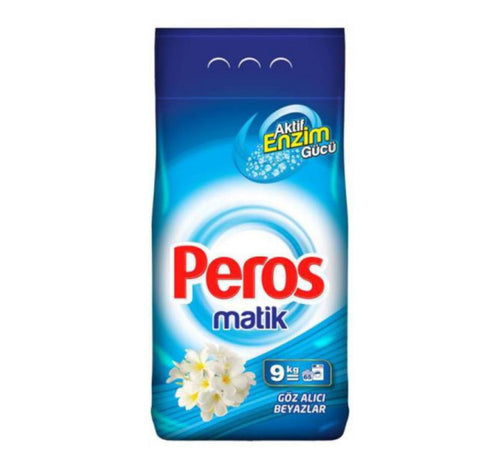 Peros White & Color Front Load Washing Powder 9 kg