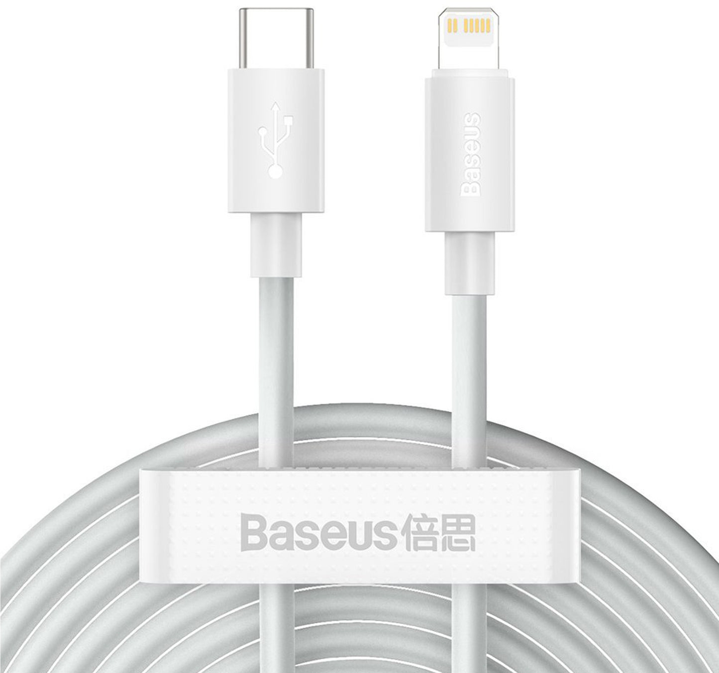 Baseus Data Cable Type-C to Lightning, 5A, 1.5 m, White, TZCATLZJ-02