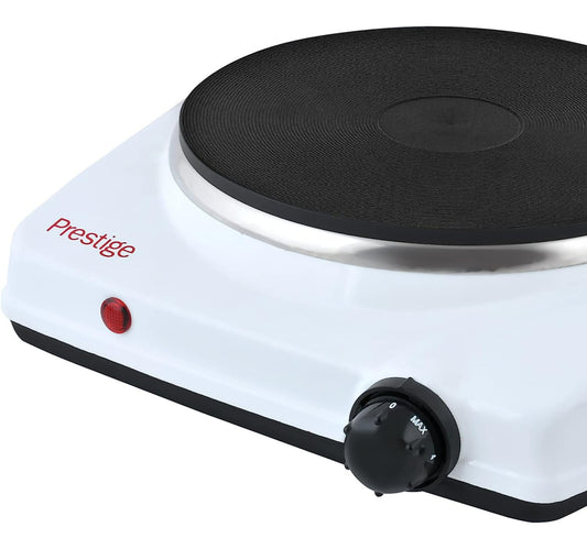 Prestige Single Hot Plate, White, PR81523