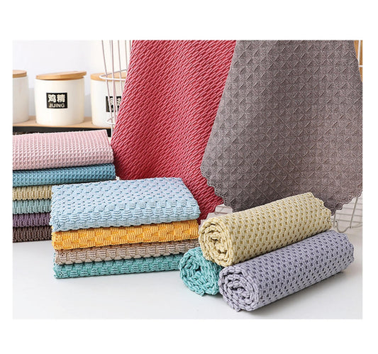 Maple Leaf Kitchen Towel Micro Fiber 5 pcs Set JT7128 Assorted