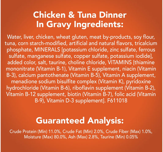 Friskies Prime Fillets Chicken & Tuna Dinner 156 g