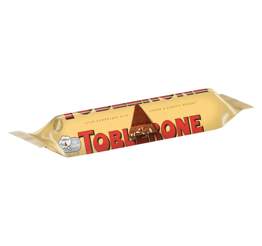 Toblerone Swiss Milk Chocolate Bar with Honey and Almond Nougat 50 g