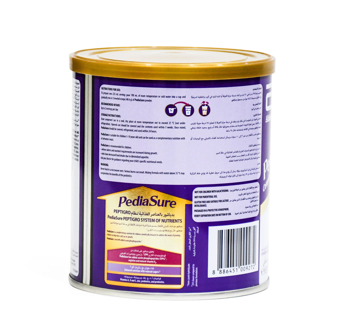 Pediasure Peptigro System With Vanilla Flavour Stage 3+ For Children 3-10 Years 400 g