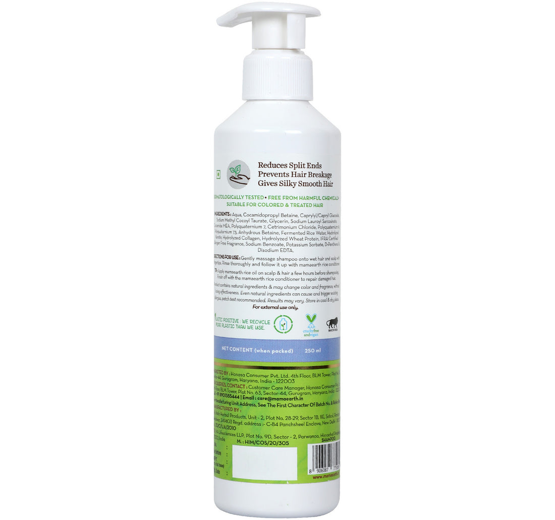 Mamaearth Rice Water & Keratin Shampoo 250 ml