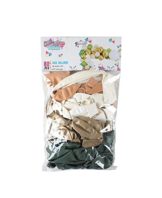 مزيج بالونات بارتي فيوجن ساغا من الثمانينيات