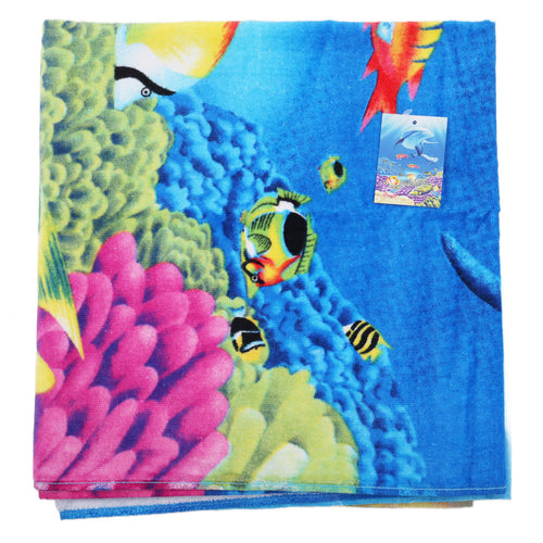 Maple Leaf Home Beach Towel Cotton Printed 70 x 140cm 06