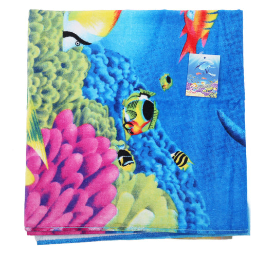 Maple Leaf Home Beach Towel Cotton Printed 70 x 140cm 06