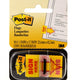 أعلام وعلامات مطبوعة من 3M Post-it، مقاس 1 بوصة × 1.7 بوصة، 50 ورقة