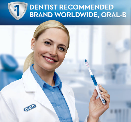 Oral B Toothbrush 3D White Fresh Medium Assorted Colors 1+1