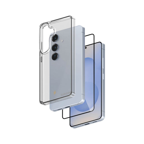 Smartix Samsung Galaxy S25 Clear Case + Screen Protector IGS25BNL Lulu Hypermarket