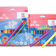 Win Plus Color Pencil 24's + Jumbo Fiber Marker 12's KR971277-1