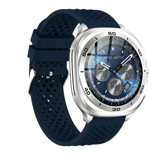 Swiss Military Smartwatch with Silicon Strap, Blue, DOM7
