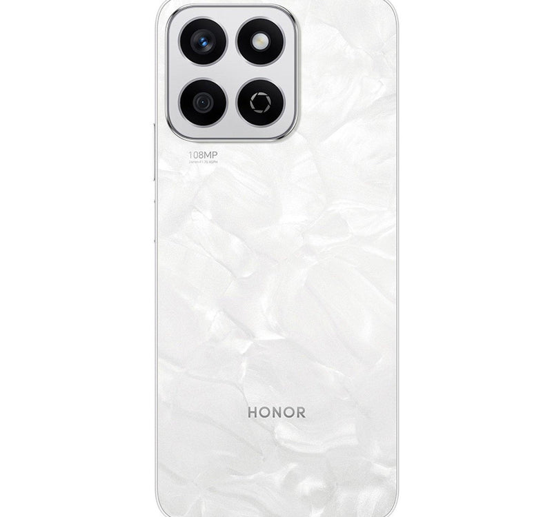 Honor X7c 4G Smartphone, 8 GB RAM, 256 GB Storage, Moonlight White