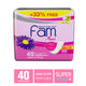 Fam Maxi Natural Cotton Feel Feminine Pads Value Pack 40 pcs