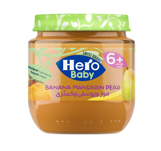 Hero Baby Banana Mandarin Pear 125 g